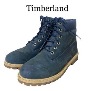Timberland blue suede boots